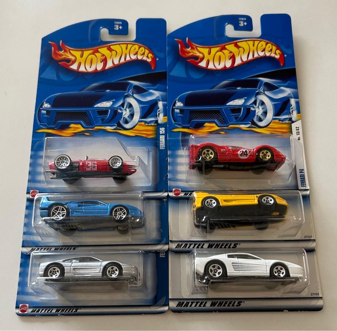 90.ホットウィール フェラーリ6台セット - メルカリ