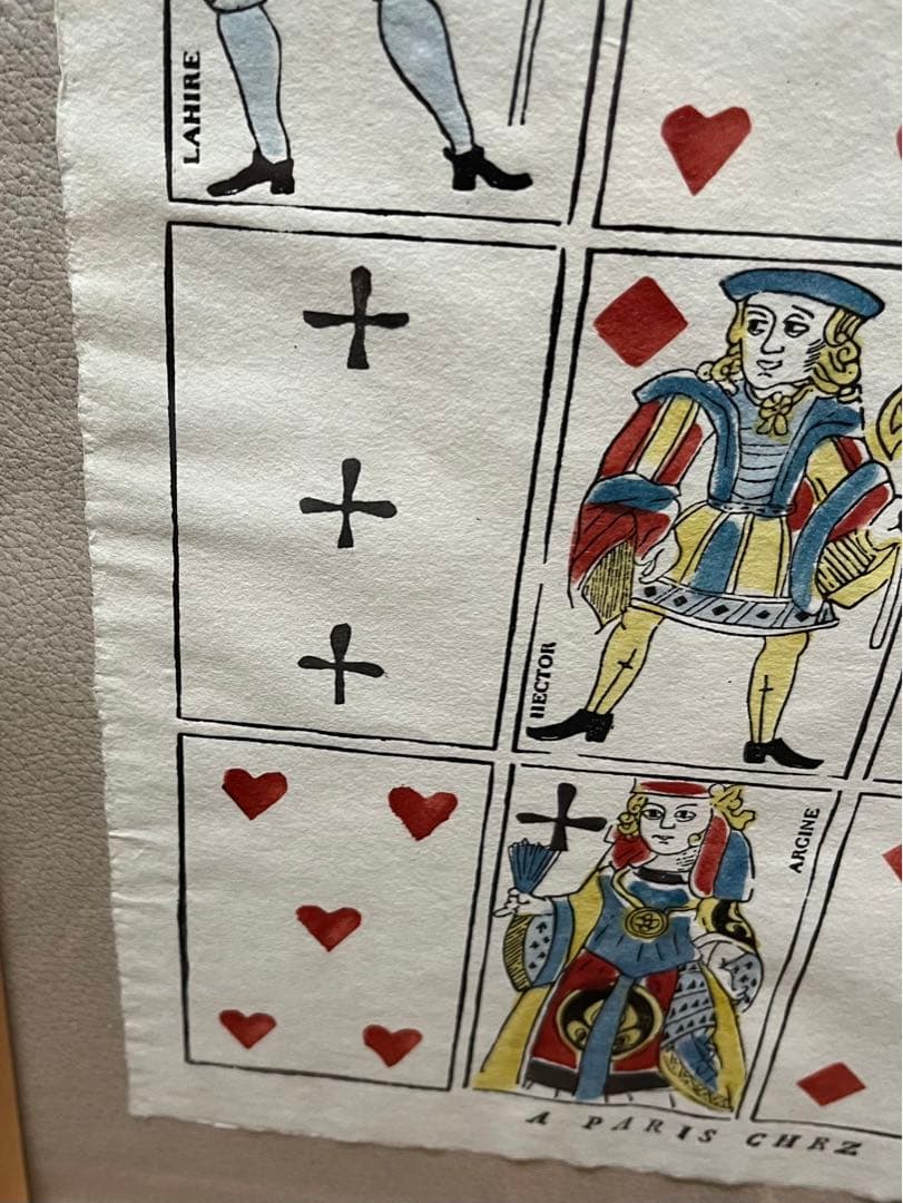 アントワネット・ポワソン ドミノペーパー 額装 トランプカード - メルカリ