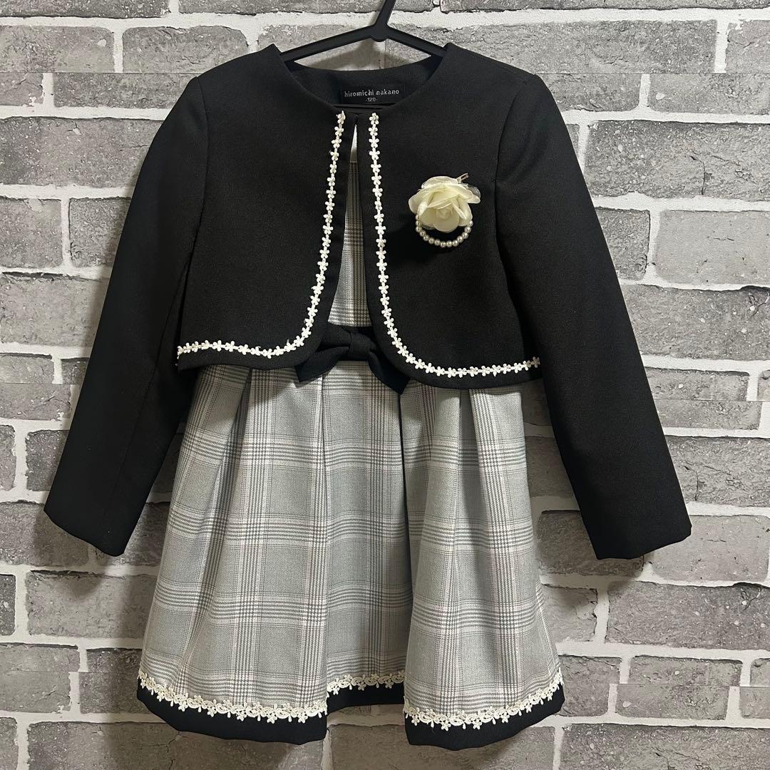 美品 ⭐️ ヒロミチナカノ フォーマル 3点セット 120 卒園式 入学式