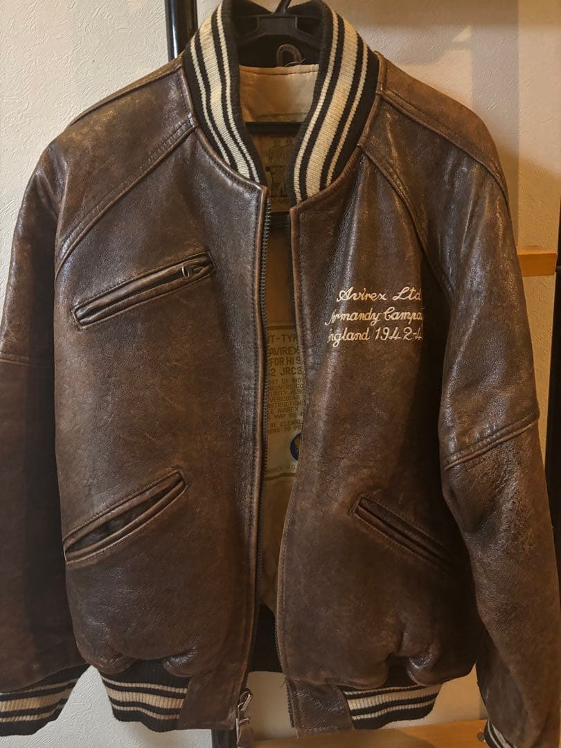 アビレックス　レザージャケット　本革ジャンパー AVIREX 楽天市場】AVIREX アヴィレックス パッチド ライダースジャケット