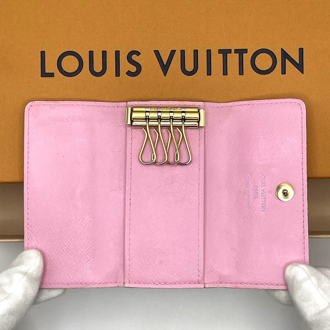 ルイヴィトン ミュルティクレ4 マルチカラー 4連キーケース ホワイト