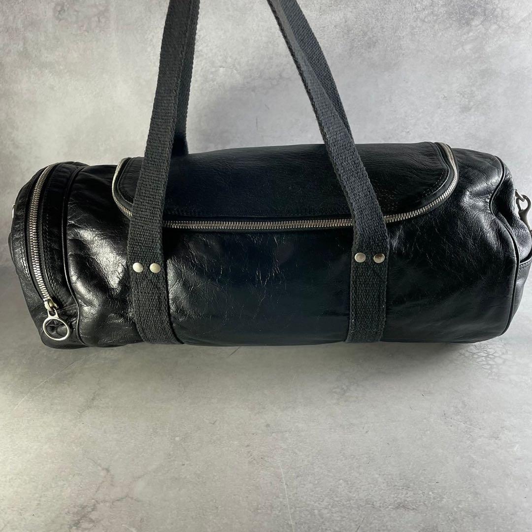 美品 ディオールオム エディ期 05AW グラム期 2way ドラムバッグ 黒