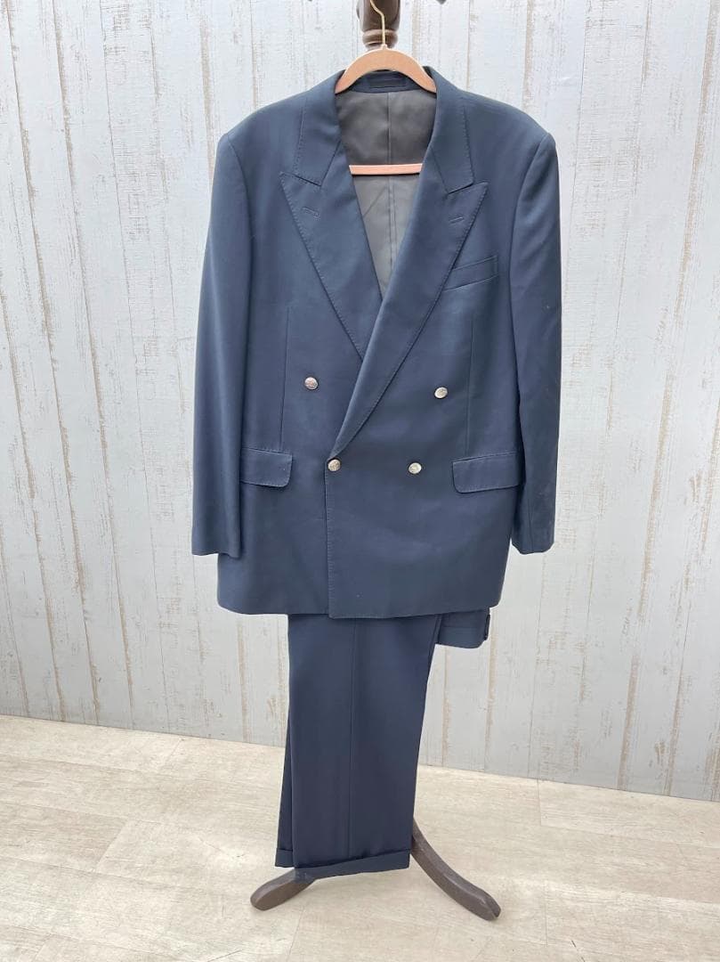 バーバリー プレステージコレクション セットアップ ネイビー サイドベンツ バーバリー プレステージコレクション セットアップ ネイビー サイドベンツ