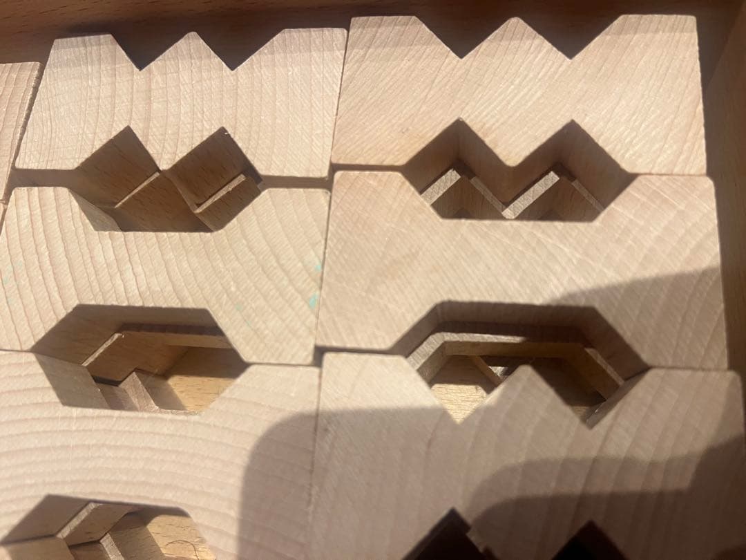 デュシマ社 ドイツ 積み木 知育玩具 フレーベル ジグザグ