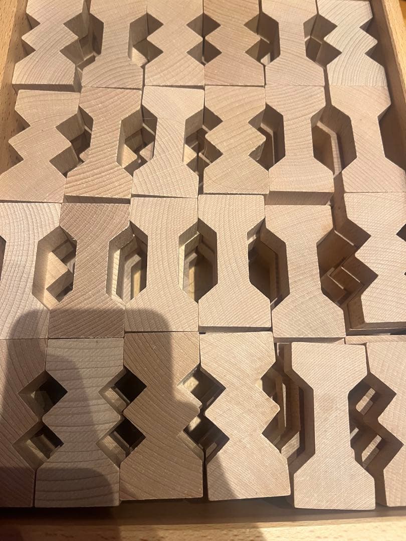 デュシマ社 ドイツ 積み木 知育玩具 フレーベル ジグザグ