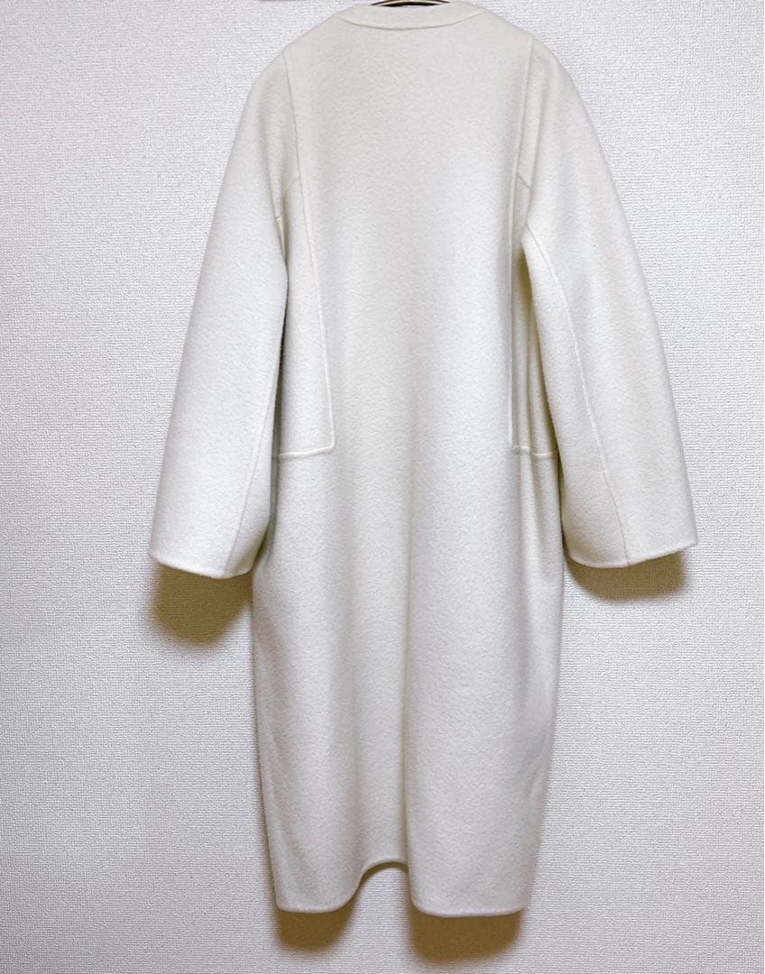 Drawer ドゥロワー ウールカシミヤ リバーシブル コート 38 - メルカリ