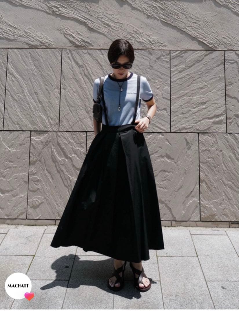 マチャット　新品　スカート 中古・古着通販】machatt (マチャット) アシメフリルスカート ブラウン