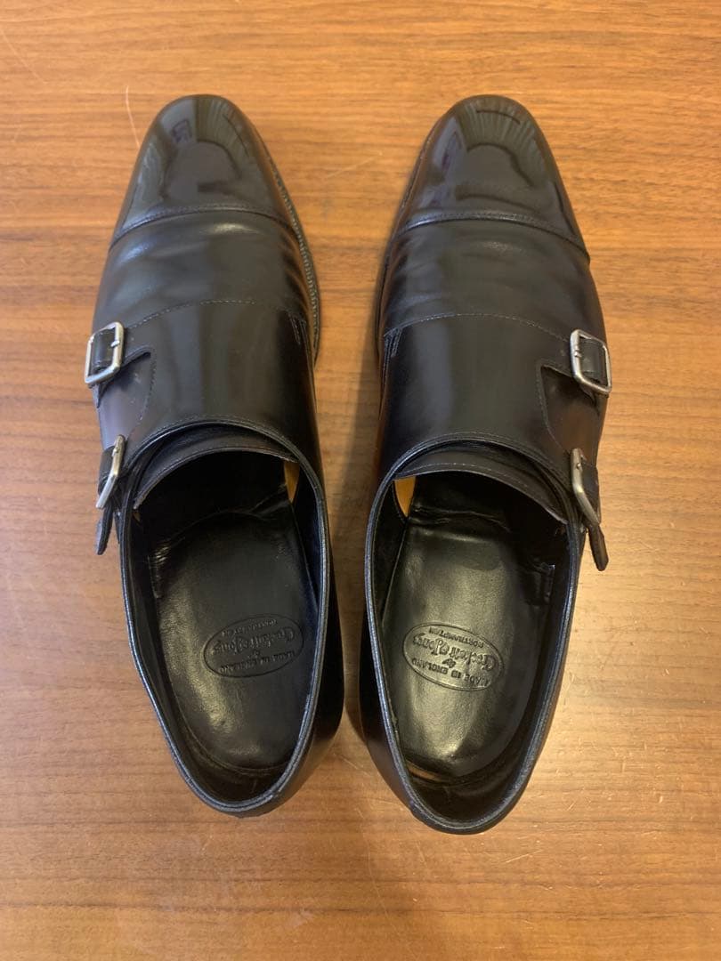 クロケット&ジョーンズ レプトン ダブルモンクブラック 8D - メルカリ