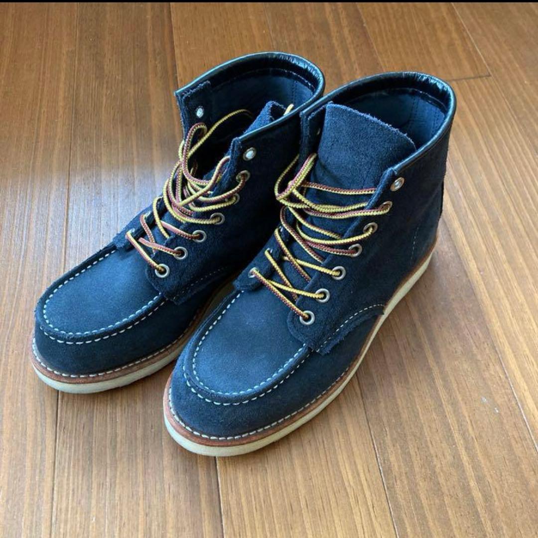 BEAMS別注 レッドウィング ネイビー スエード アイリッシュセッター