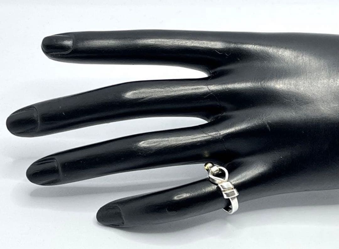 c888 ティファニー フック&アイ リング K18 750/925 約7.5号 - メルカリ