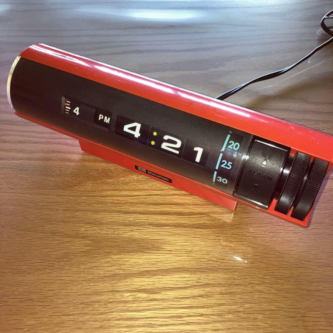 Maruman ヴィンテージ ドラム式時計 アラーム DS210 60Hz - メルカリ