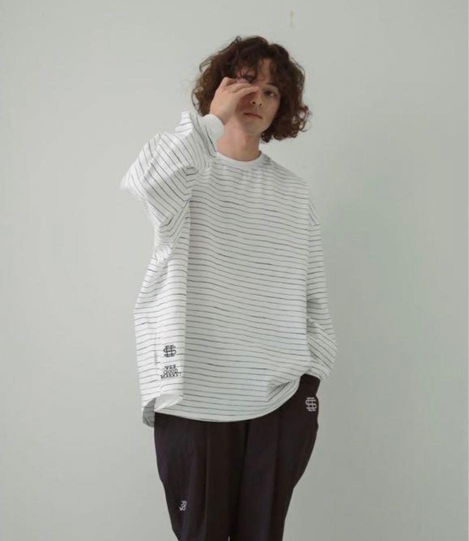 YGM×SEE SEE×S.F.C ボーダーロンT XXLサイズ White - メルカリ