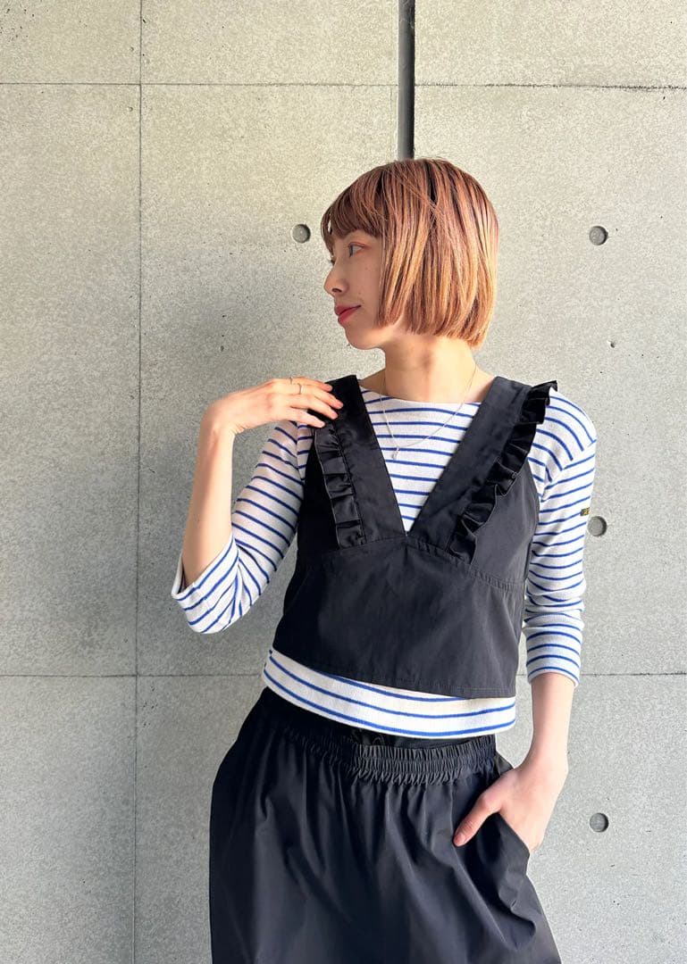 くるみ様専用＊マチュピチュ V/N フリル付き黒キャミソール - メルカリ