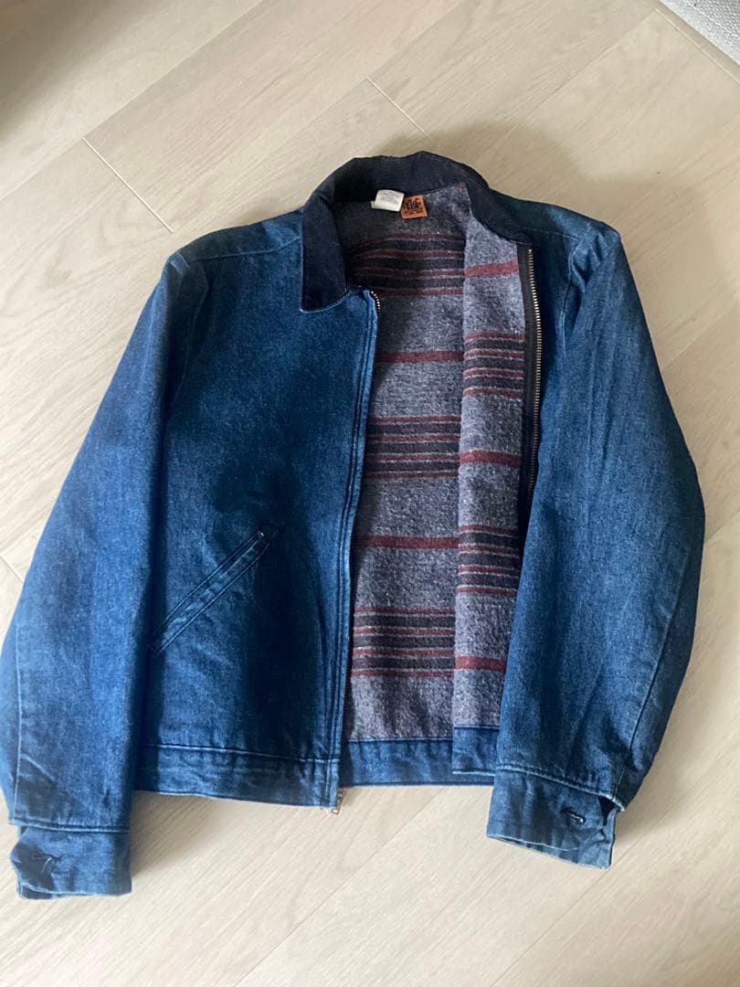 藤井風pv着用モデル 80s wrangler デニムブルゾン - メルカリ