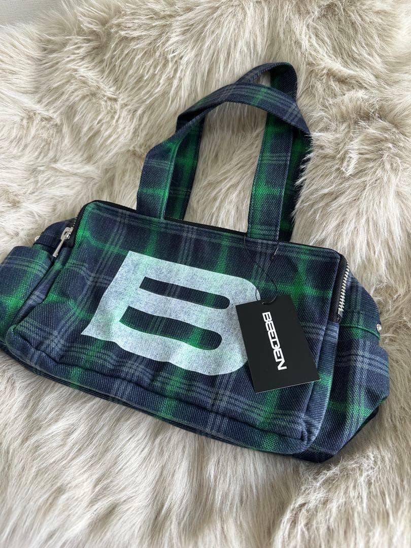 BEEDEN MINI B LOGO BAG Green｜
