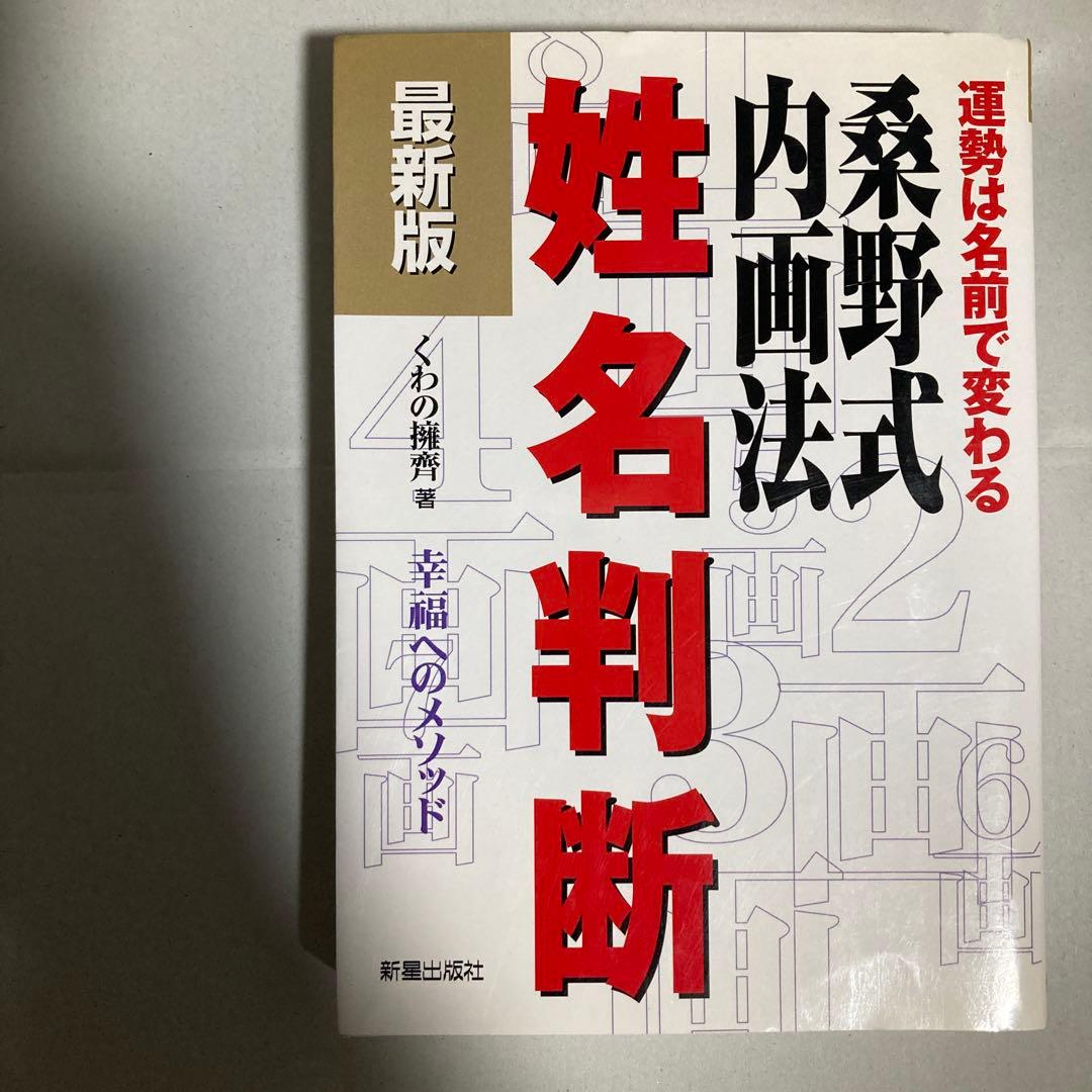 新版 桑野式内画法姓名判断 運勢は名前で変わる 幸福へのメソッド くわ