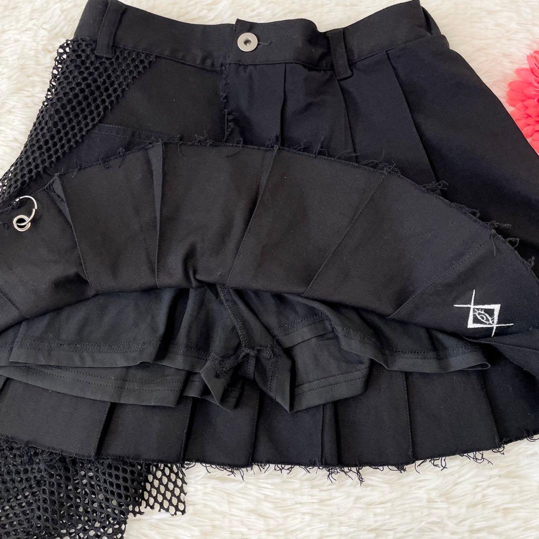 完売品✨️REFLEM レフレム ランダムレイヤードスカート 黒 アシメ 異