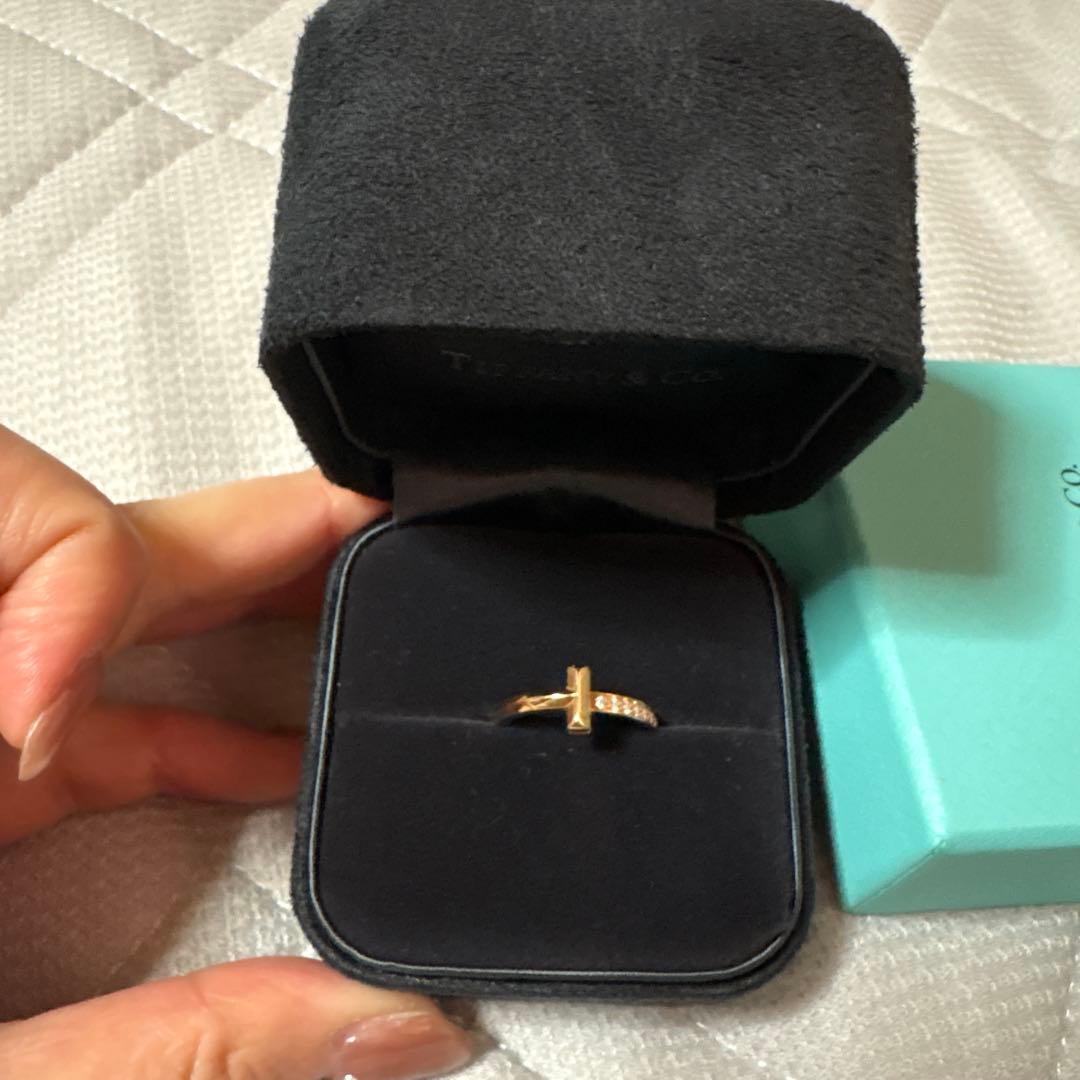 Tiffany & Co. ティファニー　ティーワンリング　9号　PG Tiffany & Co. ティファニー ティーワンリング 9号 PG - メルカリ