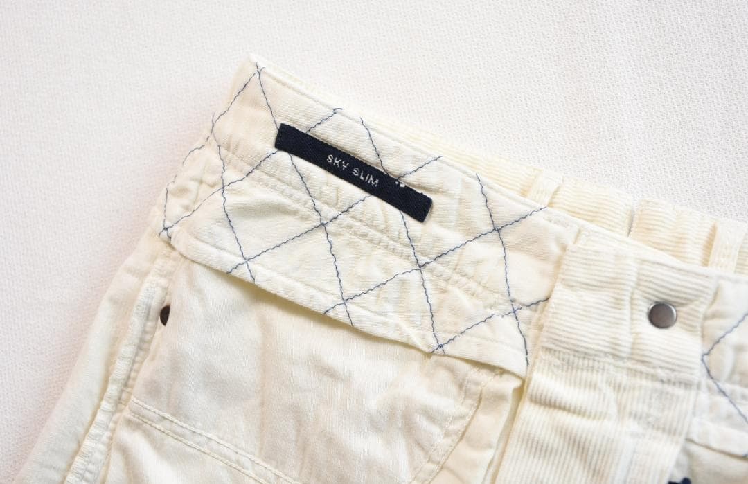 INCOTEX（インコテックス）セルビッチ刺繍が入ったコーデュロイパンツ31