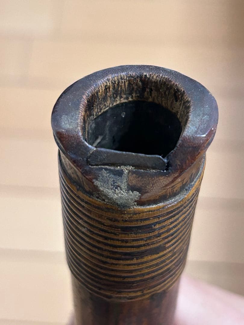 古い尺八 長さ57.5cm 明暗流？ 古美術 - メルカリ