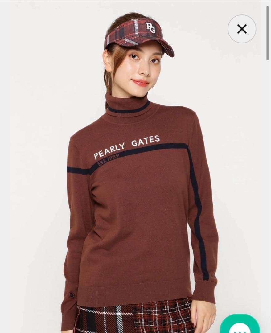 セール中【新品】PEARLY GATES モックネック セーター ニットサイズ1 PEARLY GATES（パーリーゲイツ） ニット セーター 「PEARLY GATES」14G