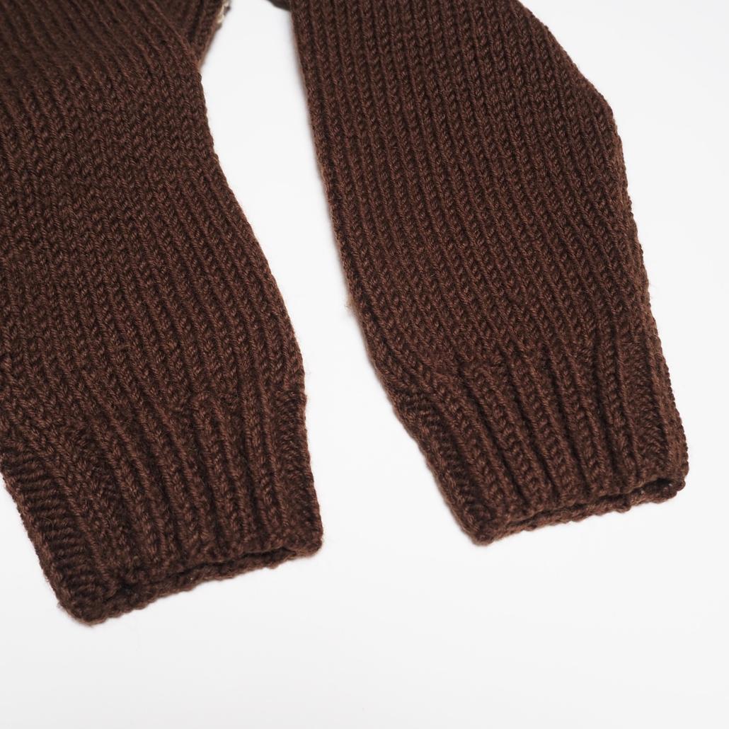 Dry Bones 蜘蛛 スパイダー総柄 肉厚カウチンニット ロケット