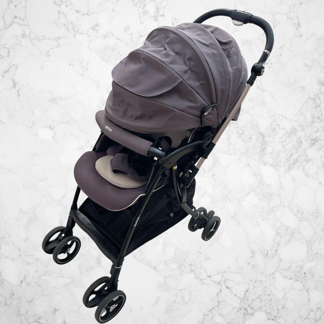 限定品】 Apricaベビーカー 両対面式 ハンドルレザー ラクーナビッテSF