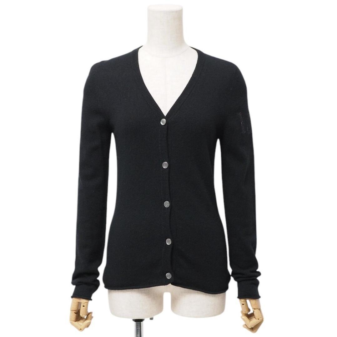ルシアンペラフィネ カシミヤ100% スカル ニットカーディガン
