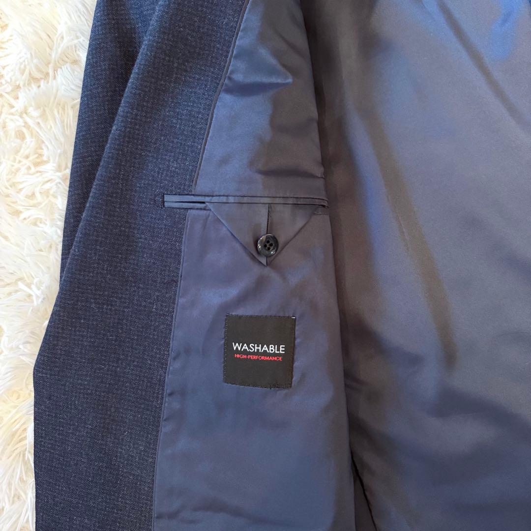 パニ様 美品】LESMUES スーツ セットアップ E7 紺 青山 - メルカリ