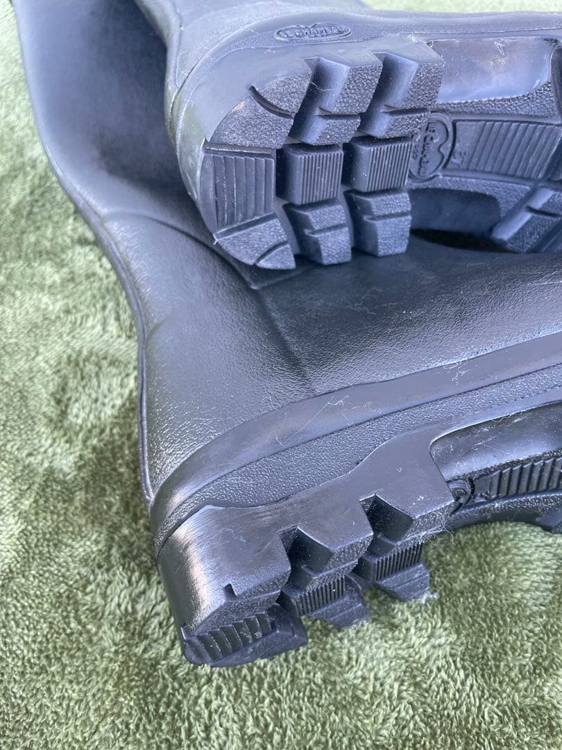 ほぼ未使用 レディース レイン ラバーブーツLE CHAMEAU 37