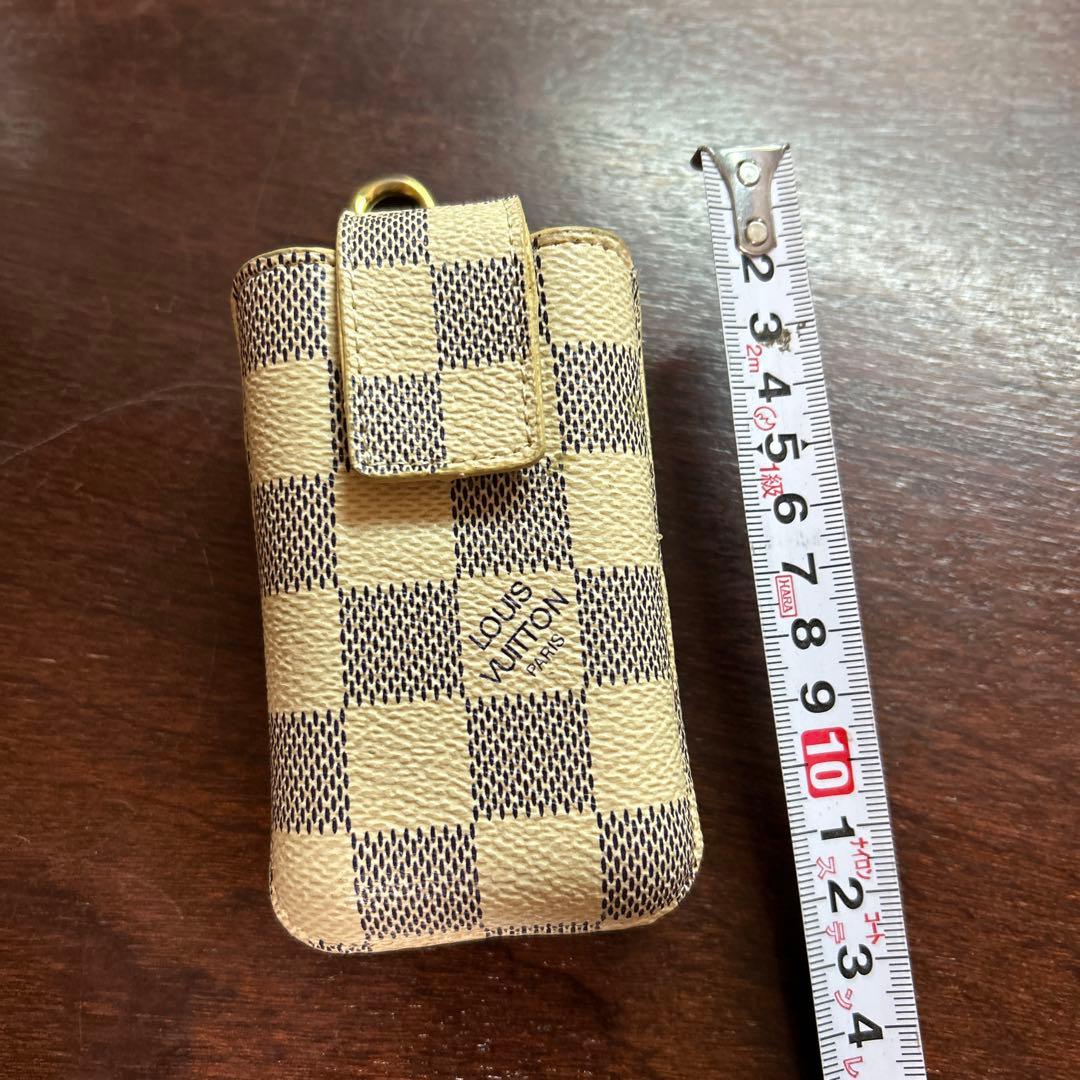 LOUIS VUITTON ダミエ レザーキーケース - メルカリ