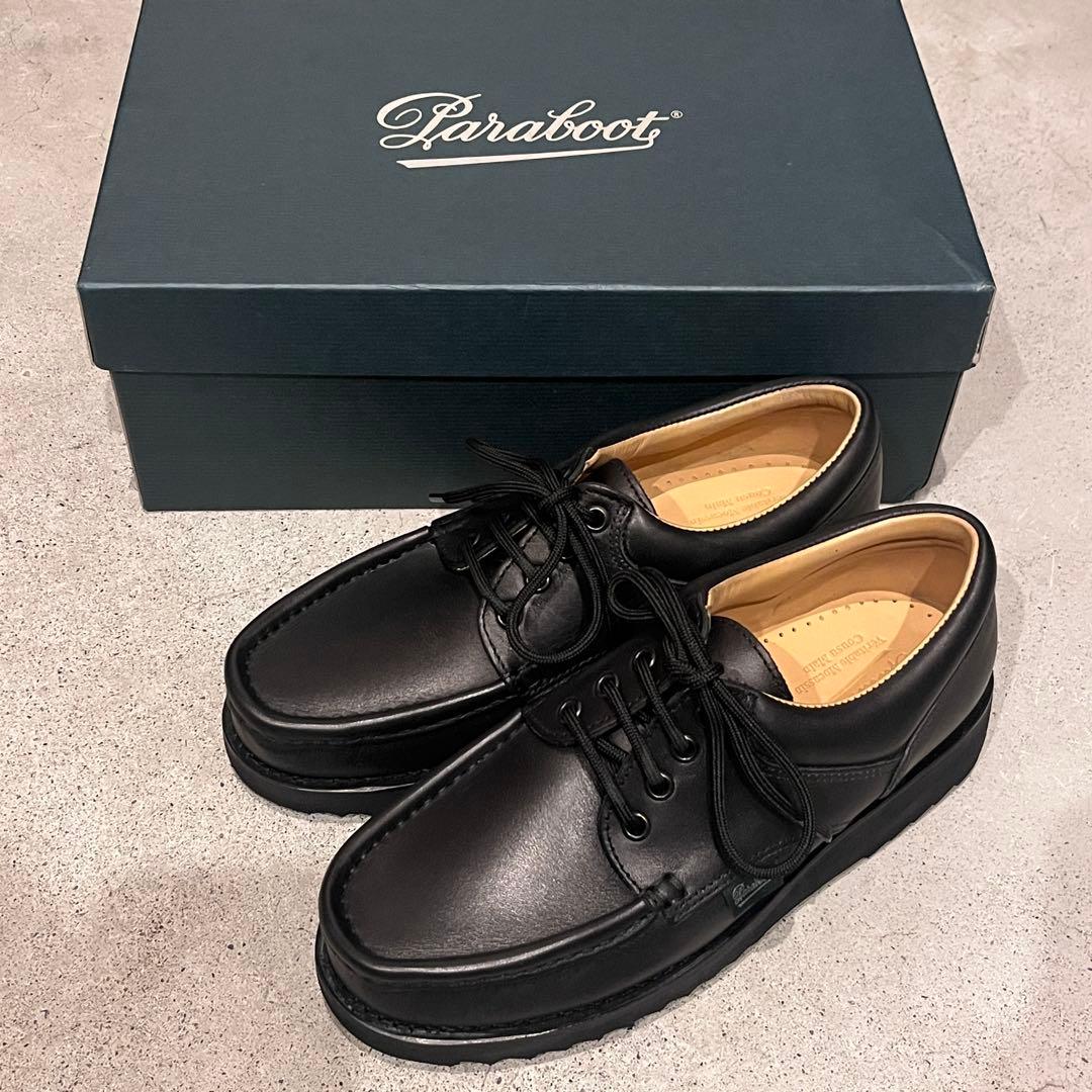 Paraboot thiers ティエール　ブラック ローファー　6 Paraboot（パラブーツ） ティエール THIERS Uチップ レザーシューズ