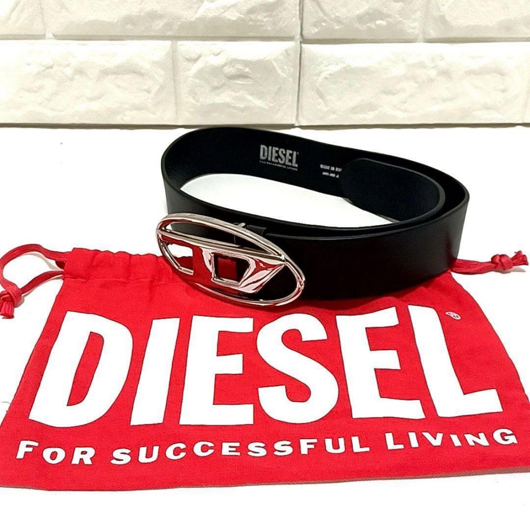 【美品】DIESEL　ディーゼル　メタルDバックル　カウレザー　ベルト　ブラック 楽天市場】DIESEL ディーゼルメンズ カウレザーベルトブラック