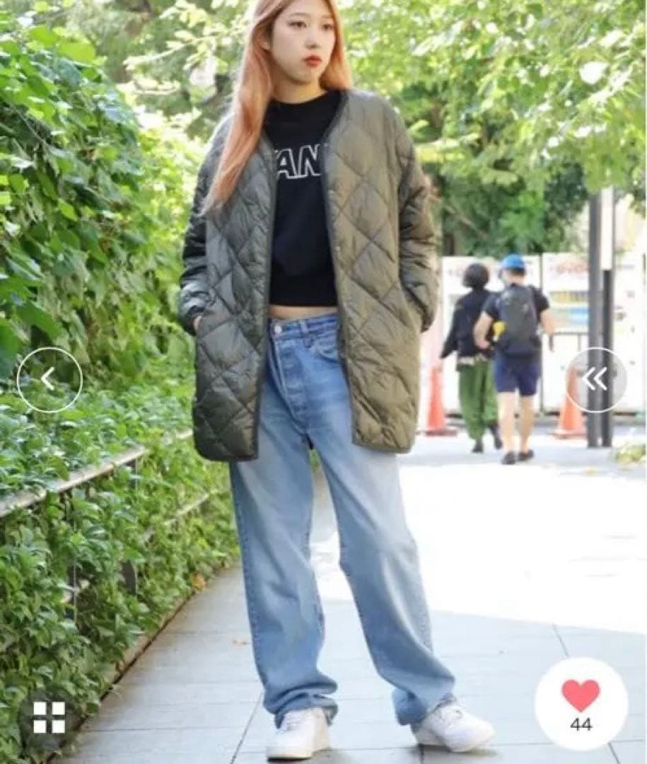 極美品 バンソンエミレイユ 洗える キルティング ダウンコート 38