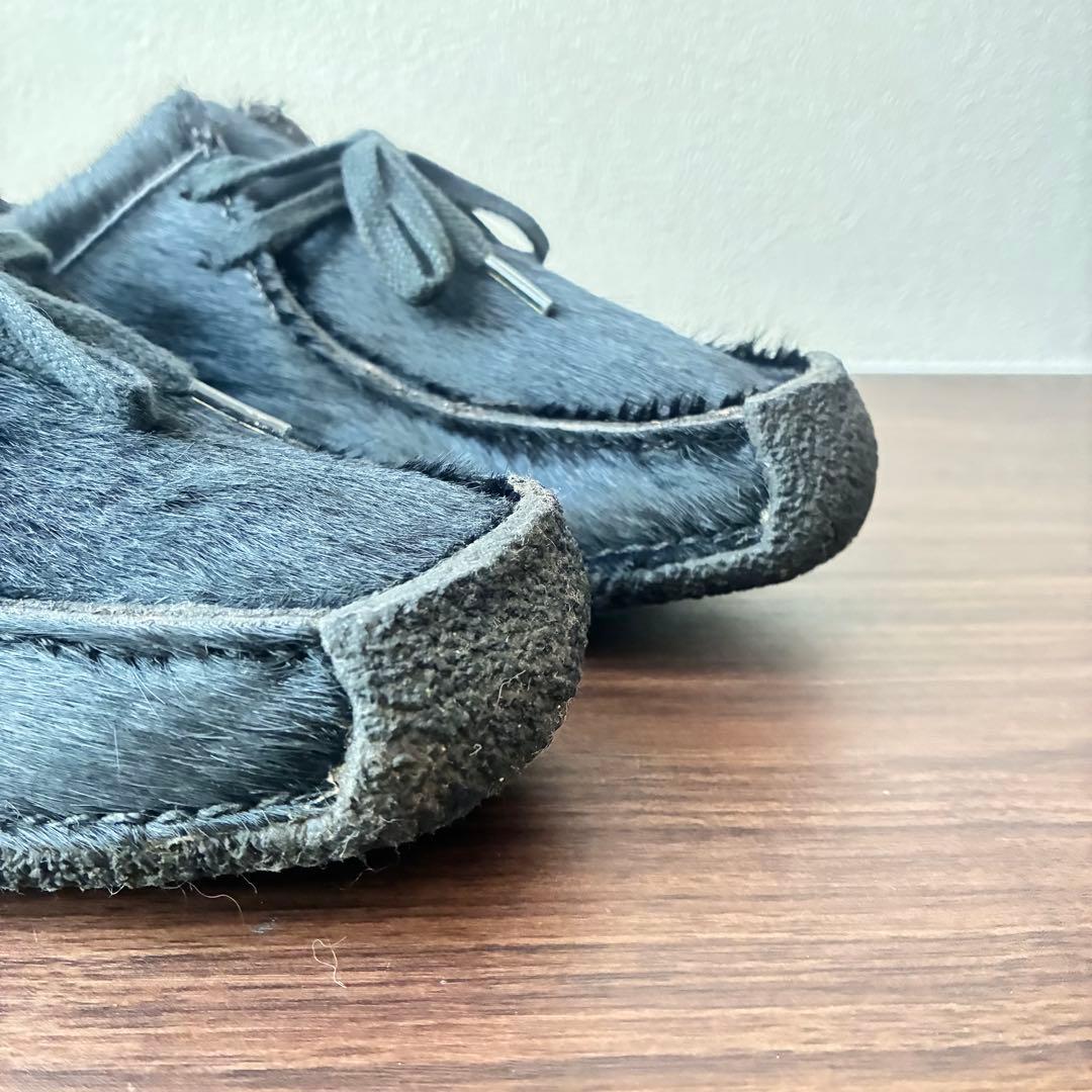 希少✨美品✨Clarks Originals ナタリー ハラコ 黒 23.5cm