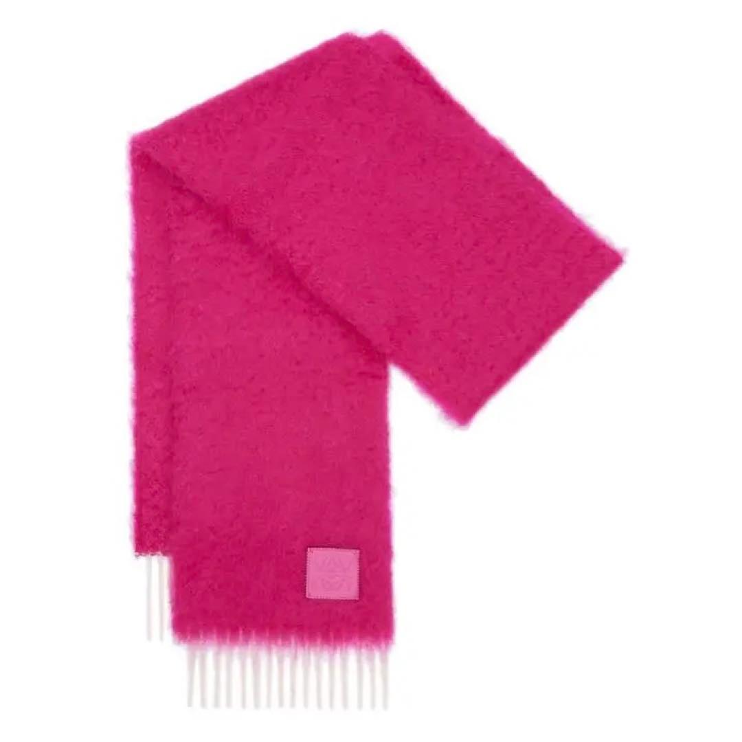 LOEWEロエベマフラーピンクベビーピンク