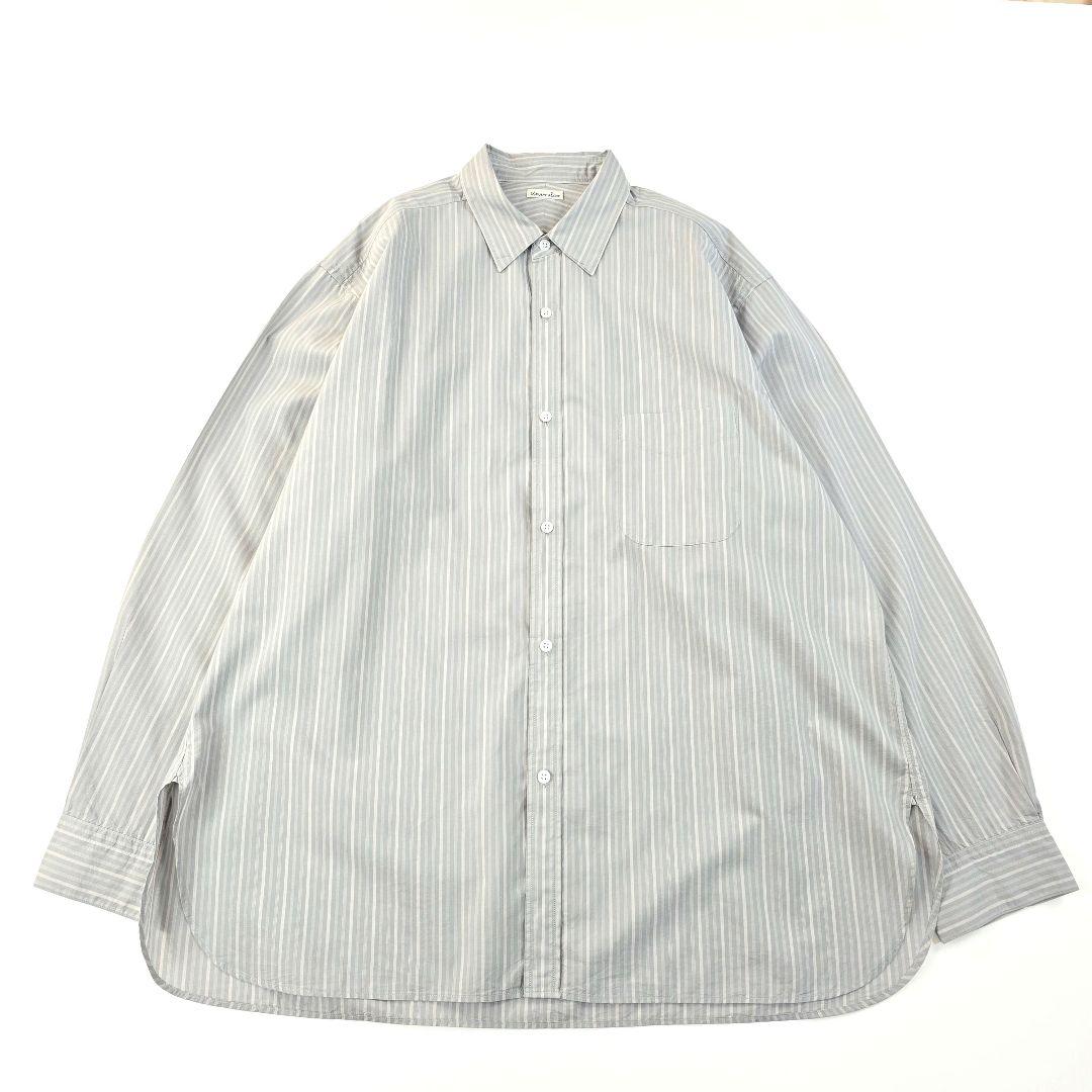 極美品☆スティーブンアラン ストライプ レギュラーカラー シャツ XL 2