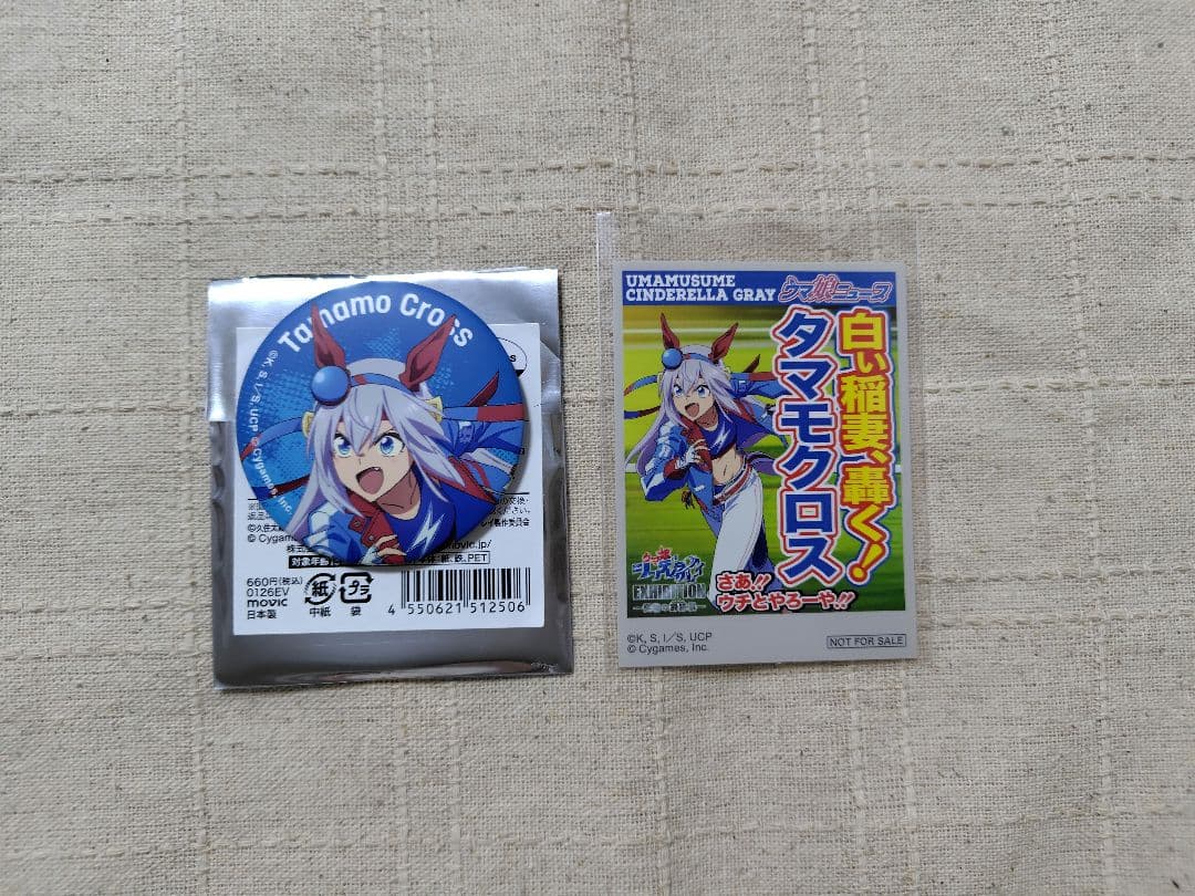 ウマ娘 タマモクロス シンデレラグレイ 怪物の蹄跡展 マットキャラ