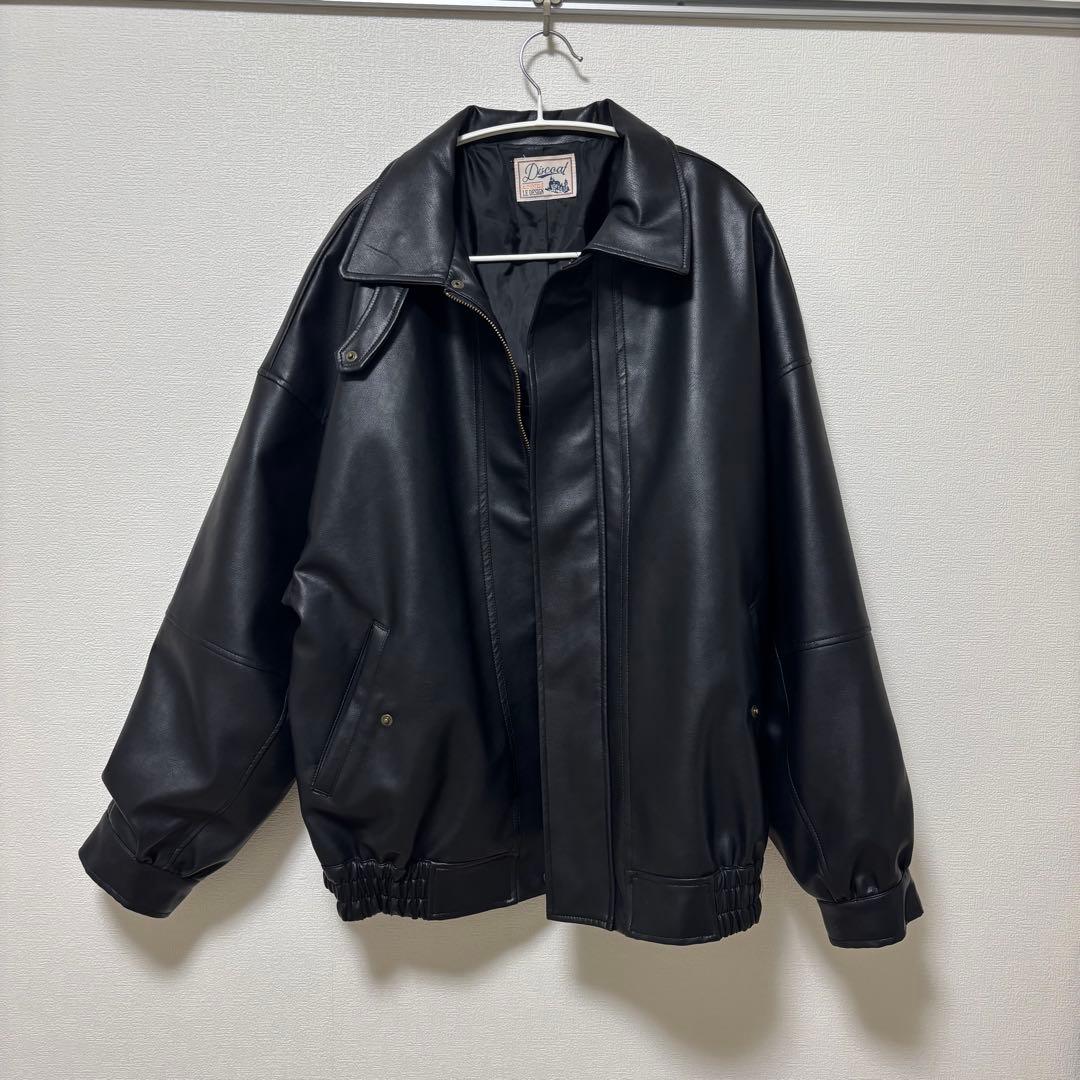 DISCOAT ヴィンテージUPレザージャケット《ユニセックス》