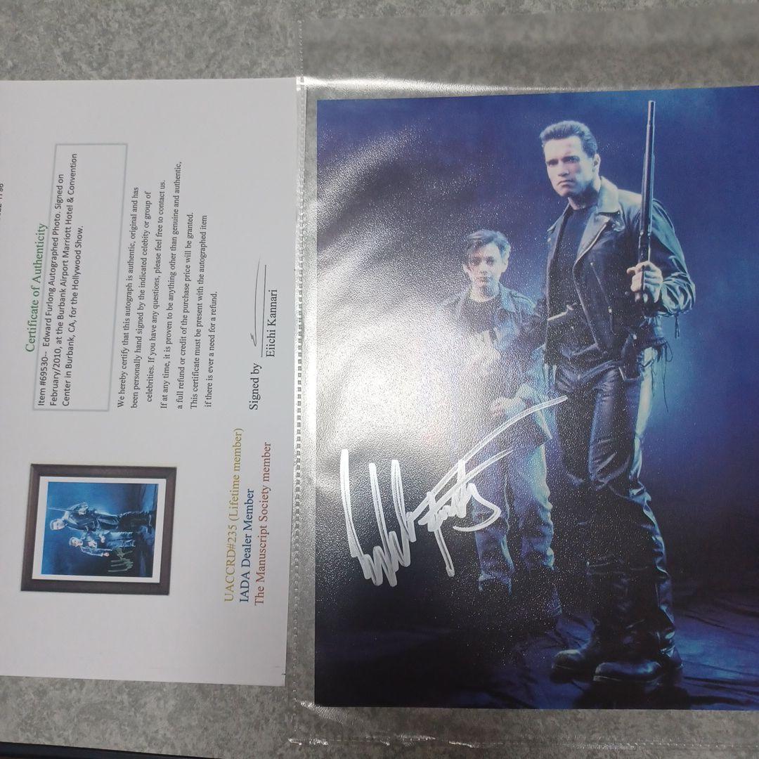ターミネーター2 エドワードファーロング 直筆サイン入りオートグラフ