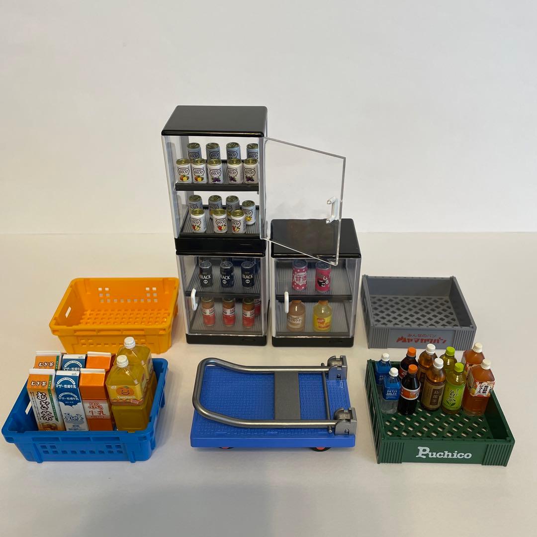 リーメント ぷちサンプル ミニチュア○本日開店コンビニ & ドリンク50