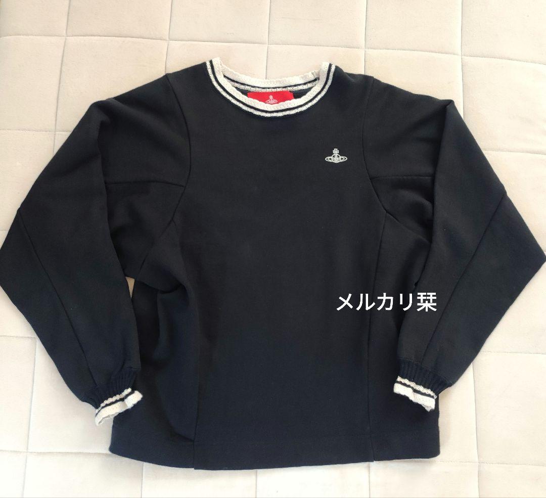 ヴィヴィアンウエストウッド オーブ刺繍リブトレーナートップス ヴィヴィアンウエストウッド レッドレーベルVivienne Westwood Red