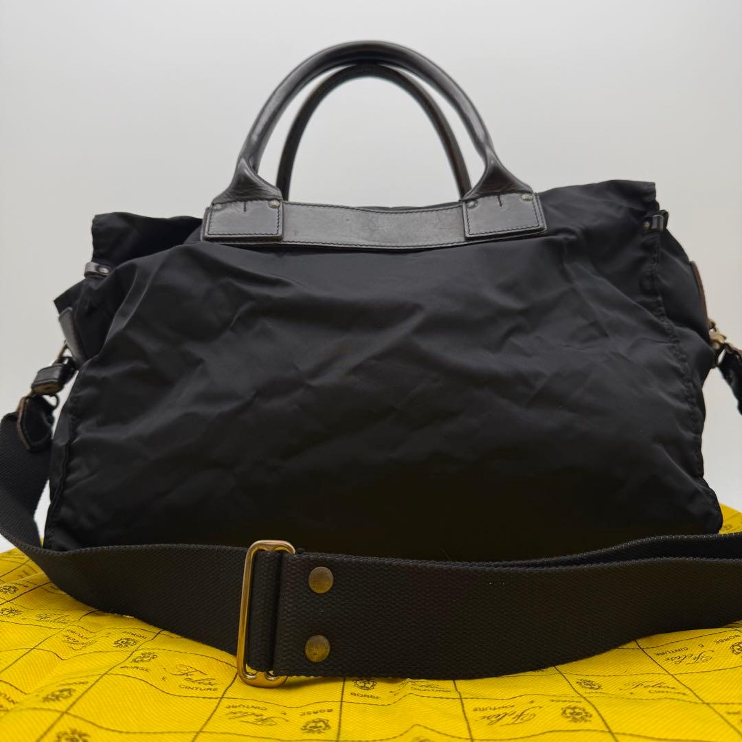 Felisi フェリージ P4 2way ボストンバッグ ショルダーバッグ 黒