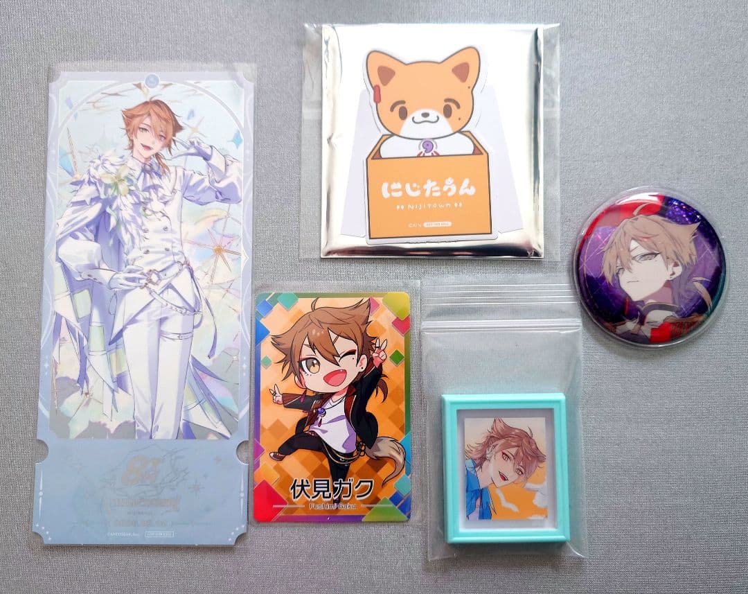 伏見ガク/8th特典チケット 7th特典マグネット チップス タロット缶