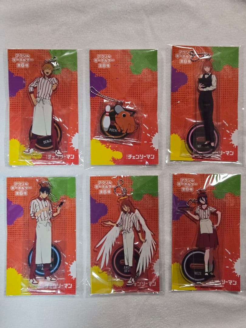 劇場版「チェンソーマン レゼ篇」アクリルキーホルダー全６種 ラウンドワン限定 劇場版『チェンソーマン レゼ篇』 アクリルスタンドキーホルダー