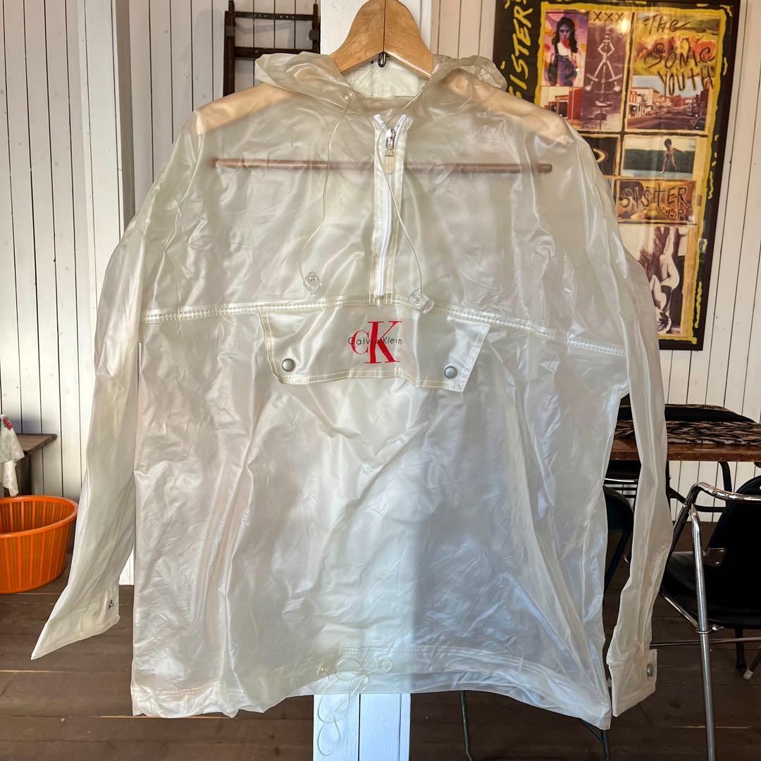 90's   pvc パーカー カルバンクライン CK Calvin Klein（カルバン・クライン） CK ロゴパイピング フリース