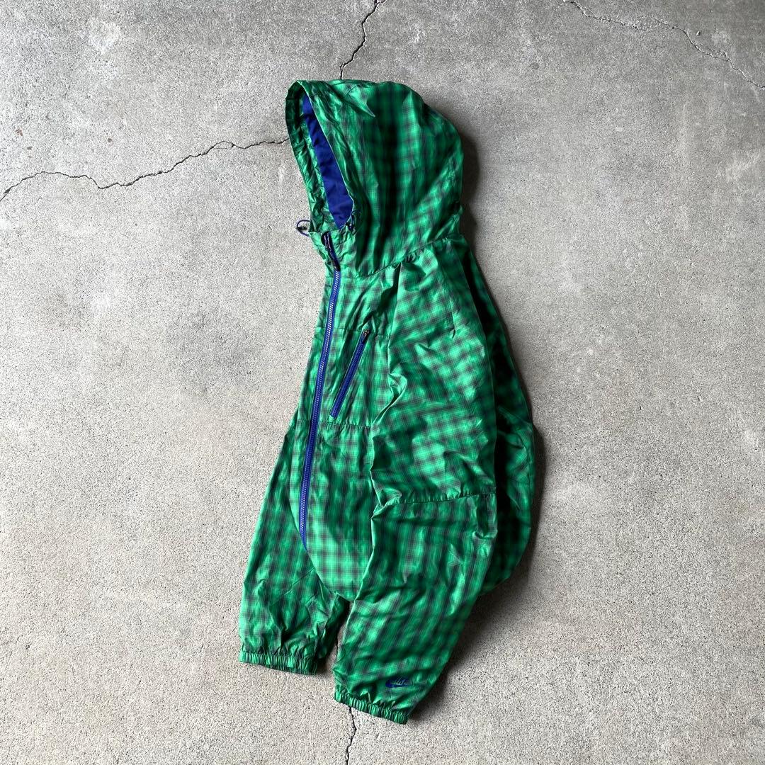 00s old nike check pattern shell jacket - メルカリ