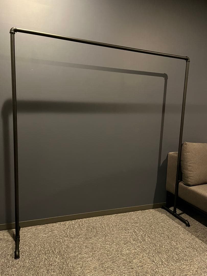 ハンガーラック ガス管 アイアン 150 パイプ 黒 収納 店舗 什器