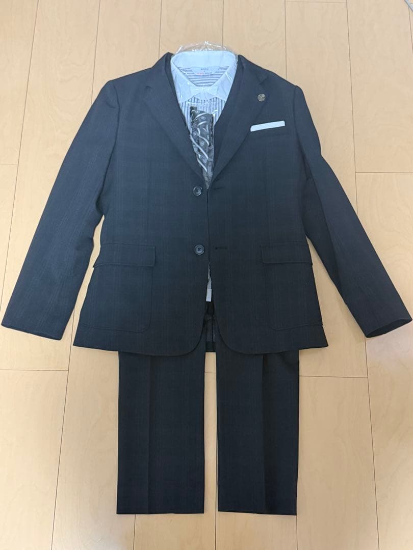 男の子卒業式 フォーマル 170 waltzbyBEAMSDESIGNスーツ4点 waltz by BEAMS DESIGN 3ツ釦ジャケットスーツ キッズ 男の子