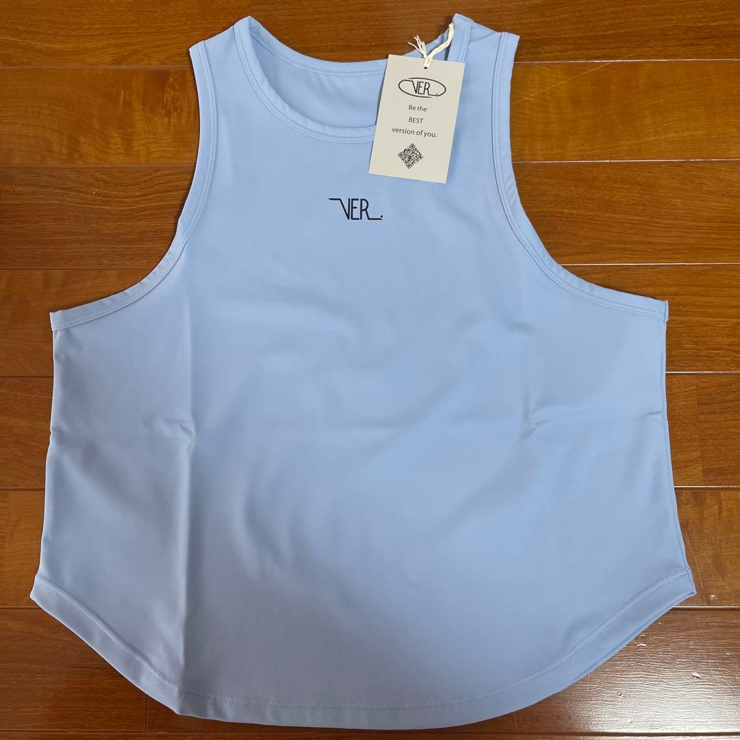 新品】 version of you ちゃぴさん タンクトップ ベビーブルー - メルカリ